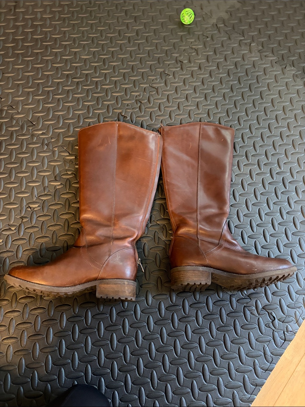 UGG Chestnut Brown Tall Leather Riding Boots